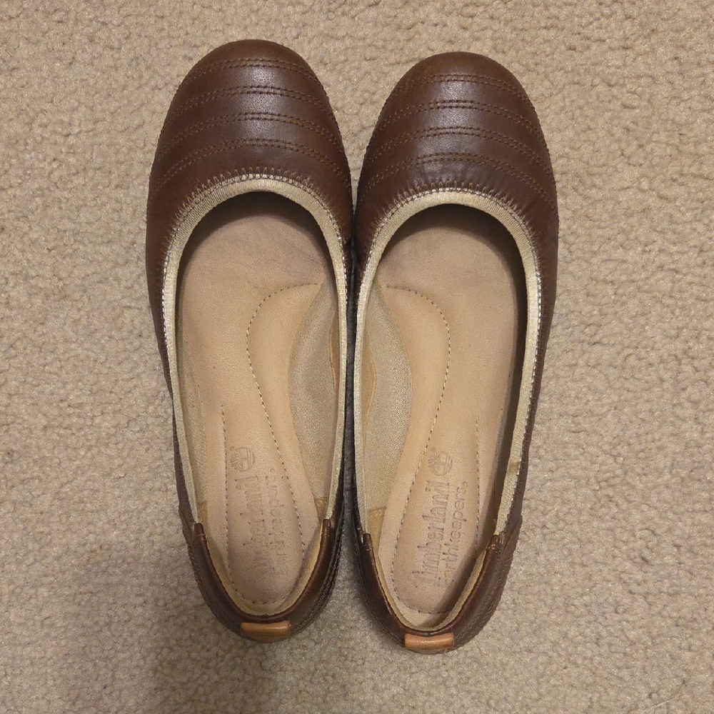Timberland Women's Brown Leather Loafers